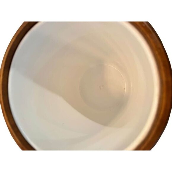 MCM Cork Ice Bucket Vintage‎ Barware with Lid and Handle Retro Natural Vtg Decor - Picture 10 of 10